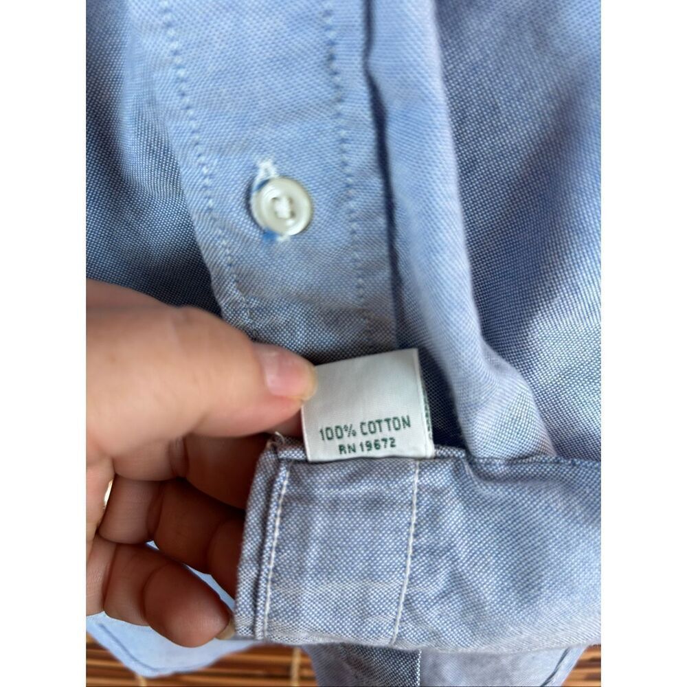 Polo Ralph Lauren Youth Size 10 Made in USA Light Blue long sleeve button Shirt - Picture 5 of 6